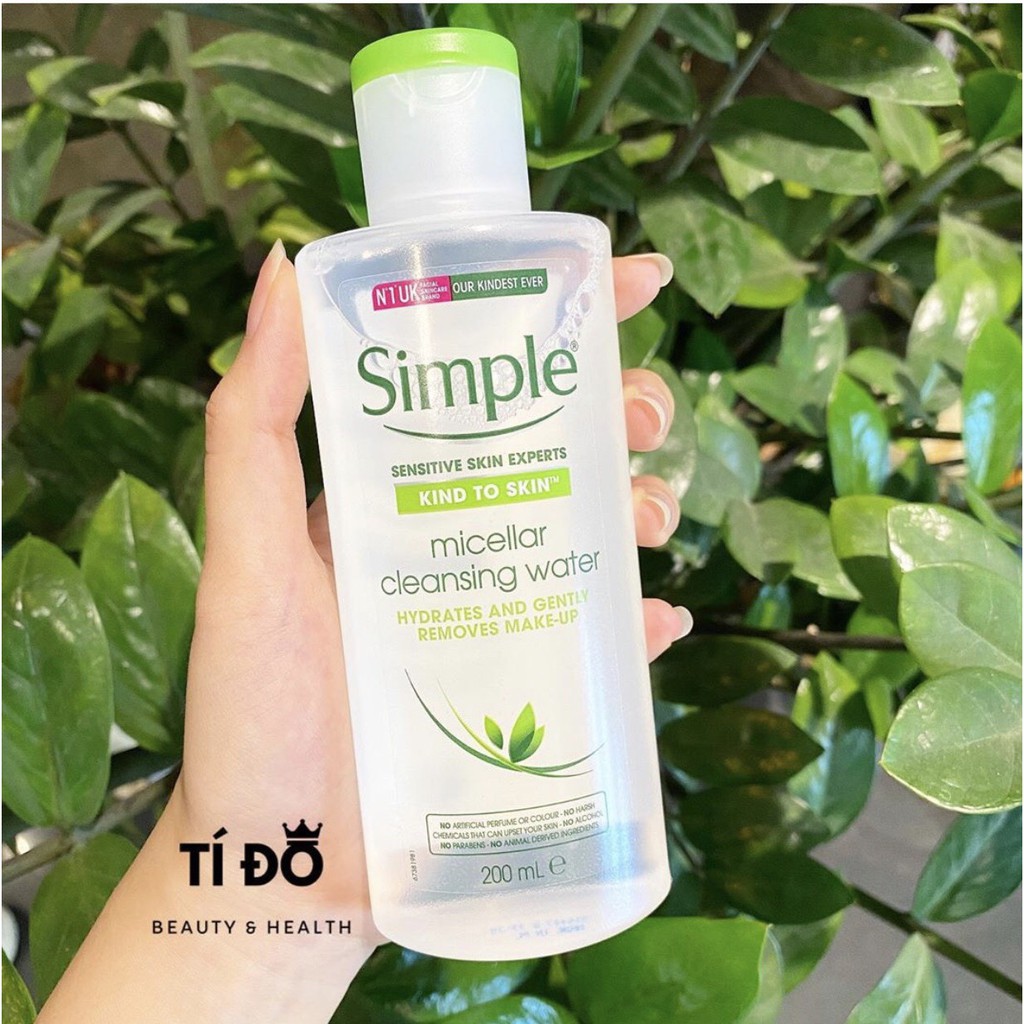 SIMPLE - Nước Tẩy Trang Micellar Cleansing Water 200ml