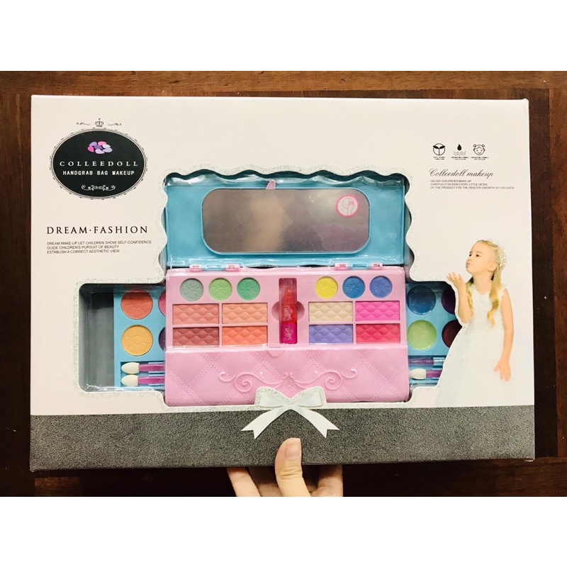Set Make up thật cho bé gái hộp nơ