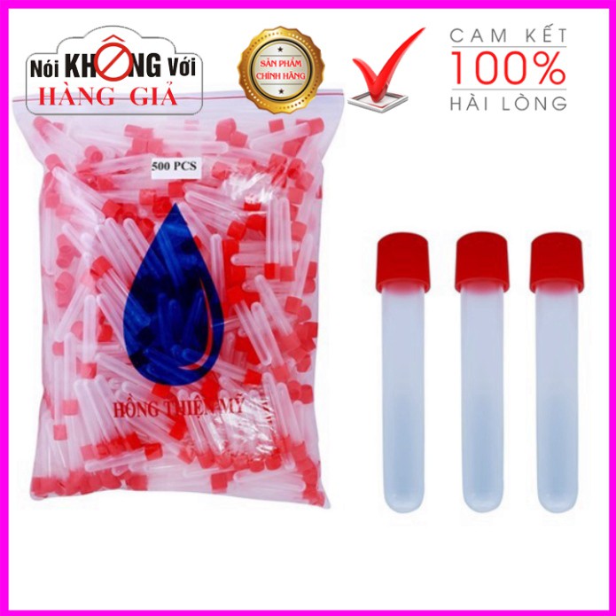 Ống nghiệm PP nhựa dẻo không nhãn có nắp 5ml HTM túi 100 cái Home