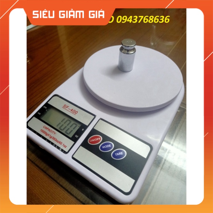 Cân Điện Tử Tiểu Ly Mini, Cân Điện Tử Thực Phẩm Nhà Bếp Electronic Kitchen Scale SF400 10KG/1G