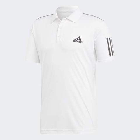 ADIDAS CHÍNH HÃNG - Áo Polo nam Adidas trắng - Áo tennis training - DU0849