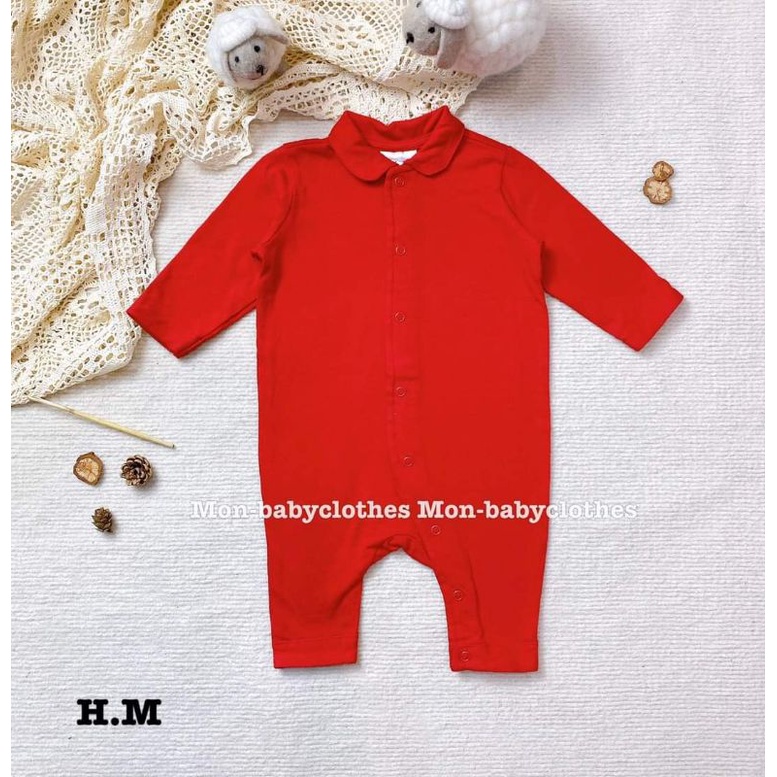 BODY SLEEPSUIT KẺ COTTON H&M