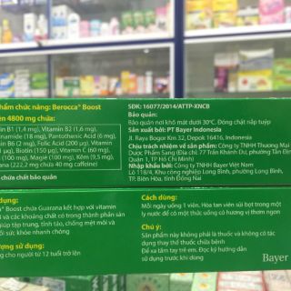 Berocca tăng sức đề kháng