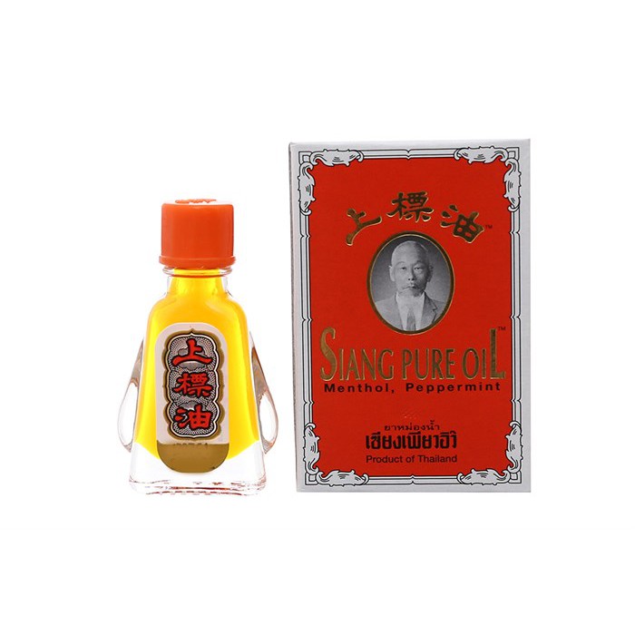 Dầu gió ông già Thái - Siang Pure Oil 3ml - Chính hãng