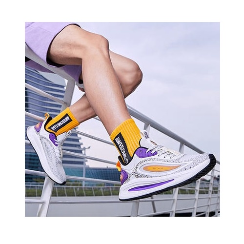 Giày chạy bộ nam ERKE Pro cushioning running công nghệ a-flex giảm shock siêu nhẹ thoáng khí để chạy bộ tập gym dã ngoại