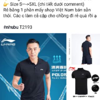 Áo nam lining