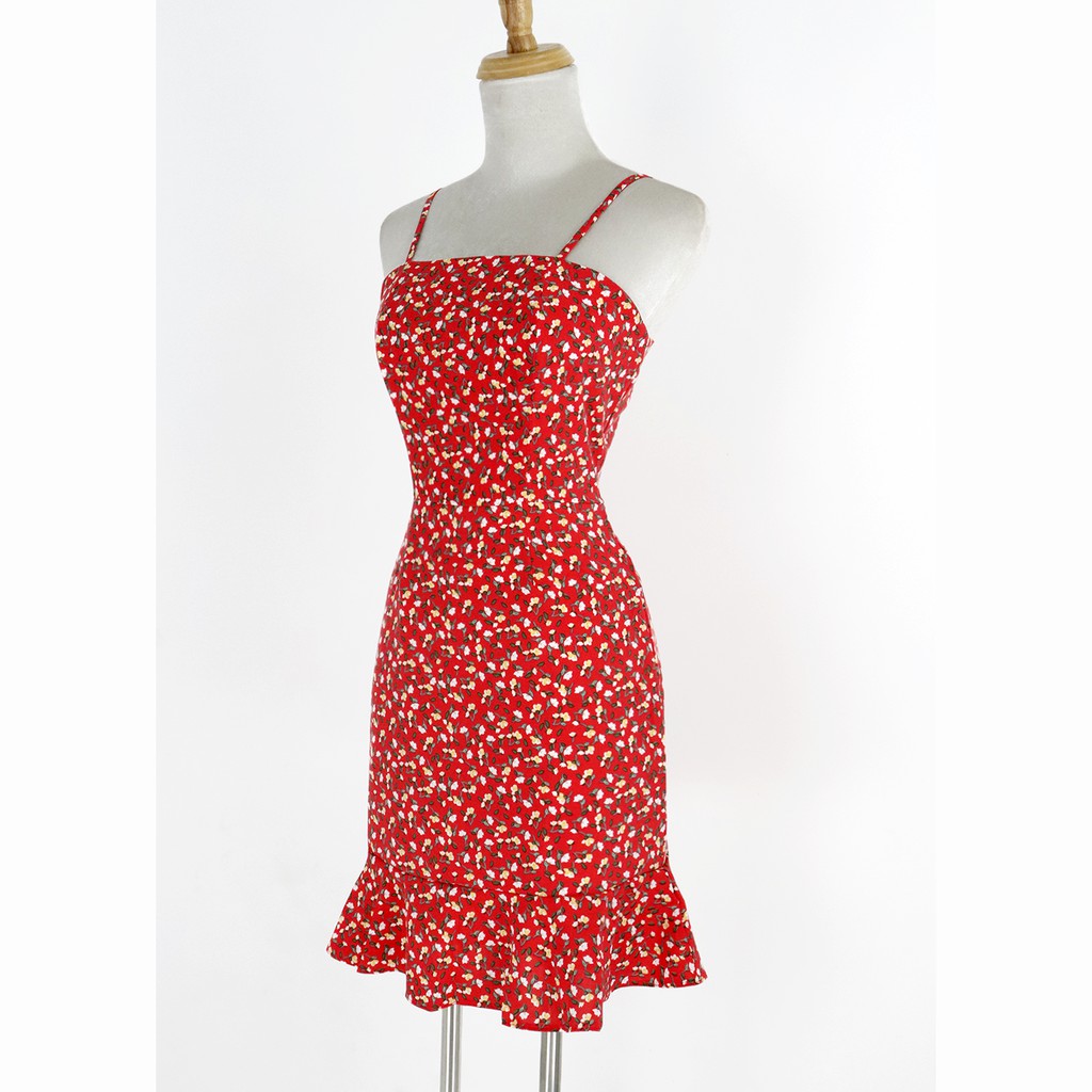 [Mã SKAMSALEP6 giảm 10% tối đa 100K đơn 150K] Đầm hai dây hoa nhí Rolisa RD063 | BigBuy360 - bigbuy360.vn