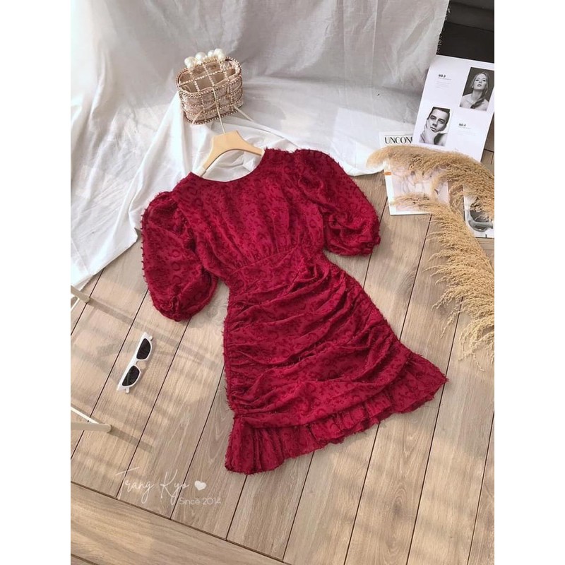 VÁY VOAN PHẨY DÚM SƯỜN ĐUÔI CÁ | BigBuy360 - bigbuy360.vn