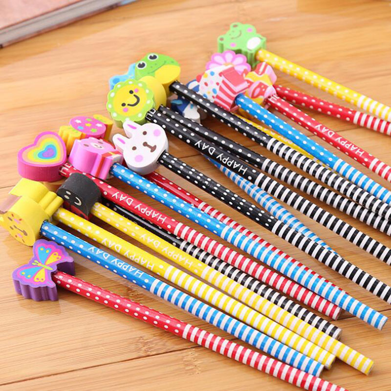Set 2 Cục Tẩy Bằng Gỗ Tạo Hình Động Vật Sáng Tạo