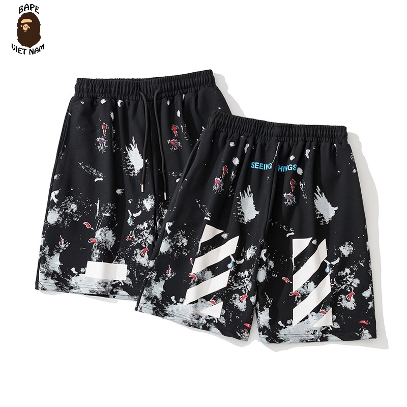 Set bộ Off White Galaxy, Quần Áo Off White Galaxy SS2022, bộ OW chất liệu Cotton, màu đen, 5 mẫu BapeVN