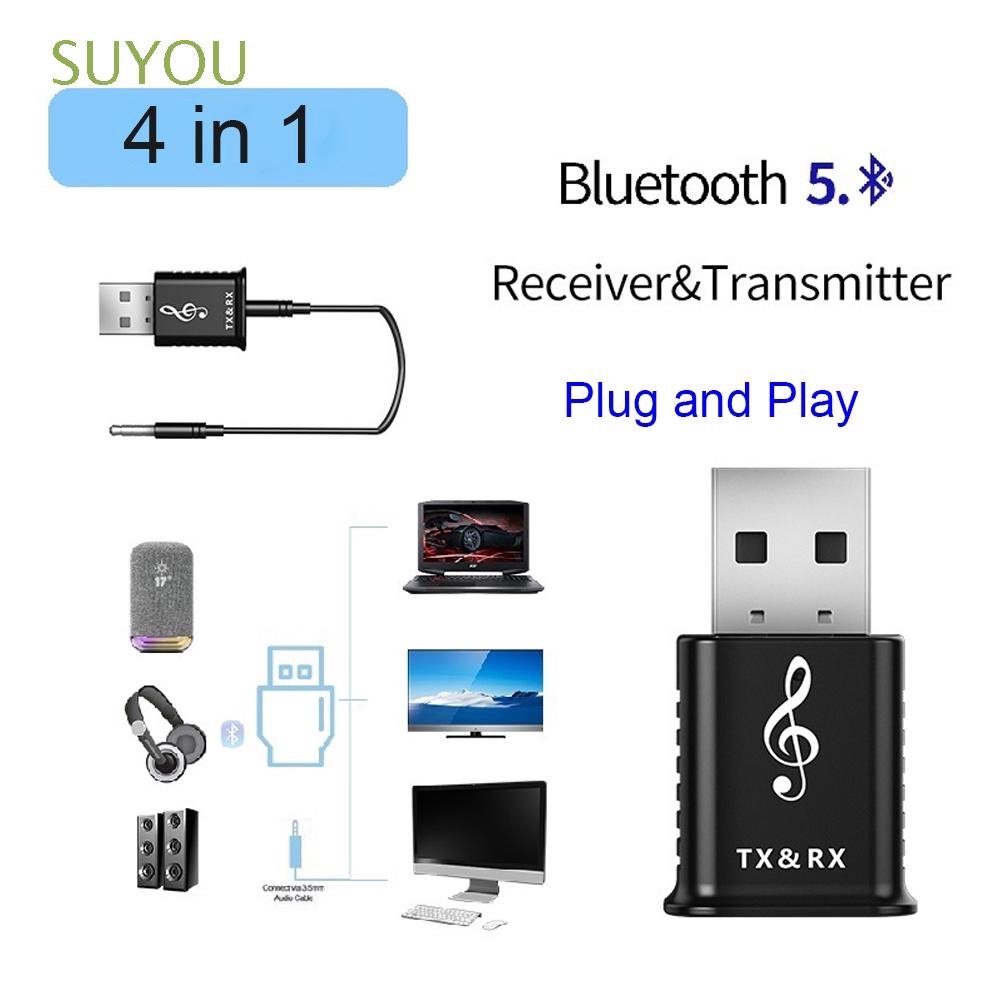 Usb Bluetooth 5.0 Không Dây Mini 4 Trong 1