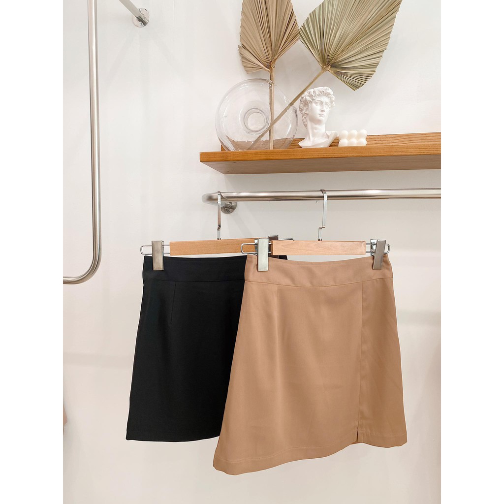 Chân váy trơn xẻ