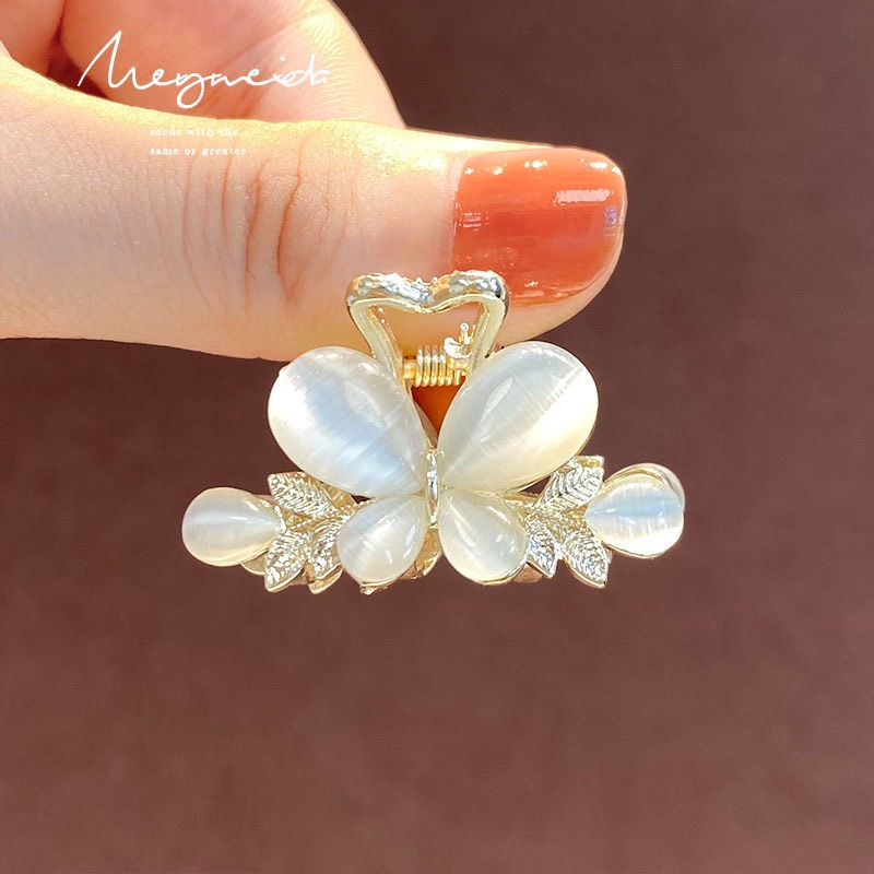 [Mới] Kẹp Tóc Mái Mini Hợp Kim Đính Đá Mắt Mèo Cao Cấp Sang Trọng Phong Cách Hàn Quốc Thanh Lịch Mã Số Mona 044.