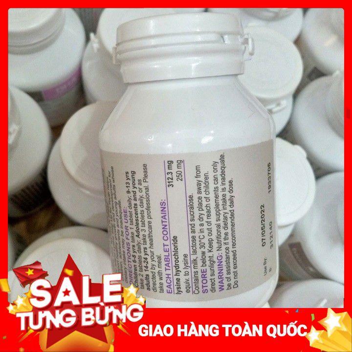 Viên Uống Tăng Chiều Cao Bio Island Lysine Step Up - Hộp 60 Viên