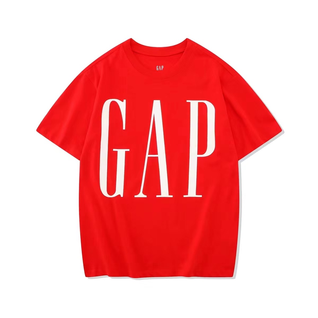 Áo Thun Cotton Ngắn Tay Cổ Tròn In LOGO Thời Trang Cho Nam Nữ