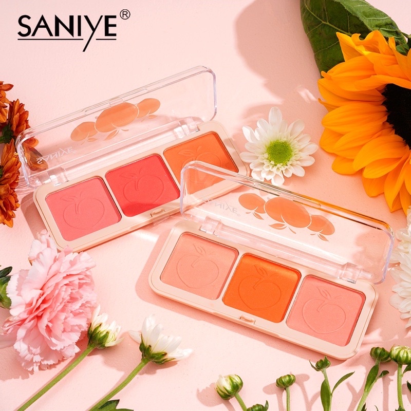 Bảng Phấn Má Hồng Love Peach SANIYE nội địa Trung