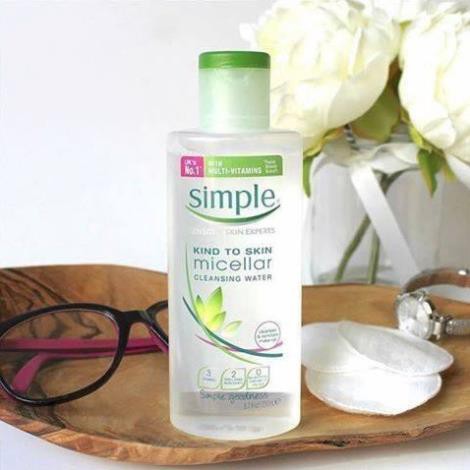 NƯỚC TẨY TRANG_ Simple Kind to Skin Micellar Cleansing Water 200ML_ MẪU 2020_VARI WAXINGCREAM | BigBuy360 - bigbuy360.vn