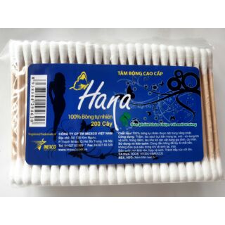 Tăm bông hana 200 cây