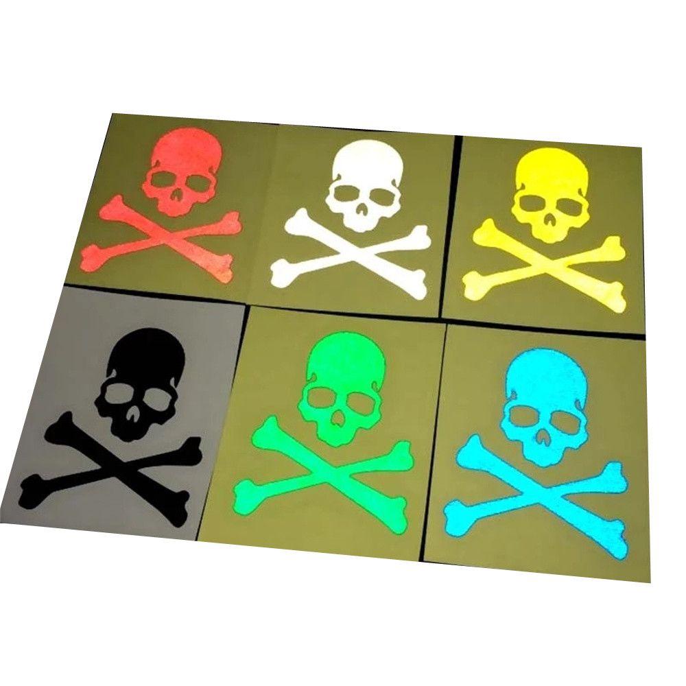 ELLSWORTH Miếng Dán Trang Trí Xe Đạp Hình Đầu Lâu Độc Đáo