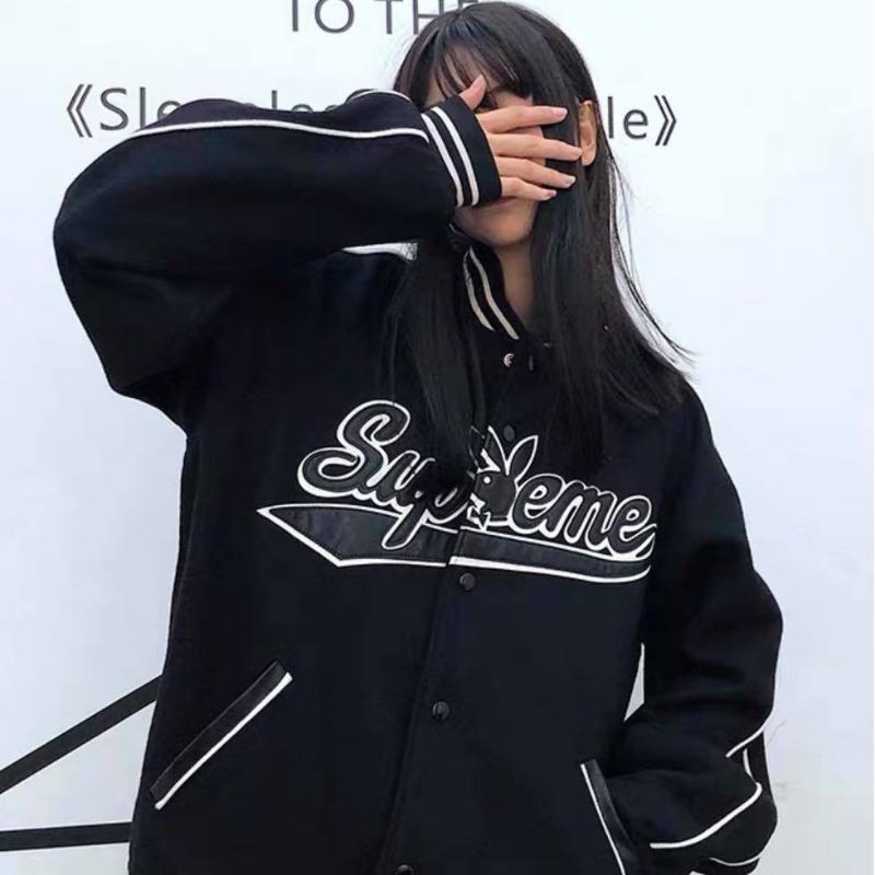 Áo Khoác bomber dù SUPERME Nam/Nữ form unisex (Ảnh thật)