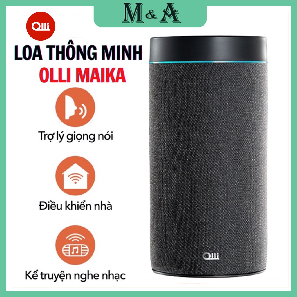 Loa bluetooth thông minh MAIKA - Loa Maika trợ lý ảo Tiếng Việt - Dự báo thời tiết - dịch thuật - Phát đài FM