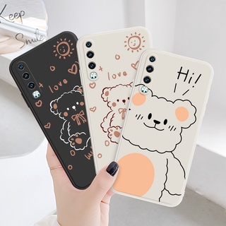 Ốp Điện Thoại Mềm In Hình Gấu Dễ Thương Cho Huawei Nova Y9 Y7 3i 2i Lite Y6 5T 7C 4 3 5 5i 4E 3E Plus