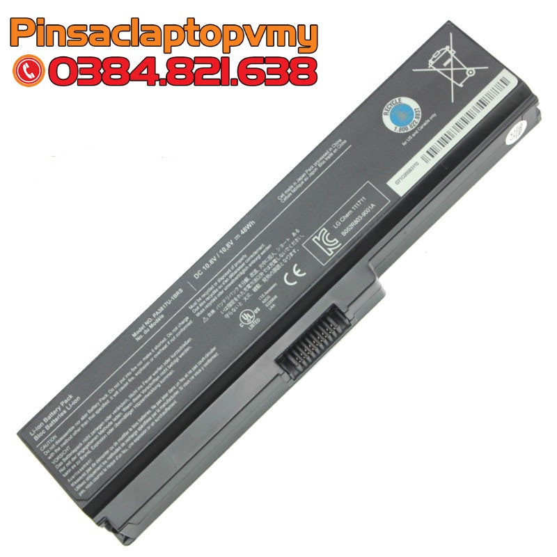 Pin laptop toshiba M300, M302, M640, M645, M640 M645 . BH 1 đổi 1