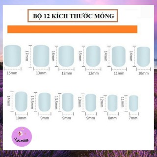 Set 24 Miếng Dán Móng , Dán Đính Đá/ Sticker Siêu Chắc (Loại Đẹp)