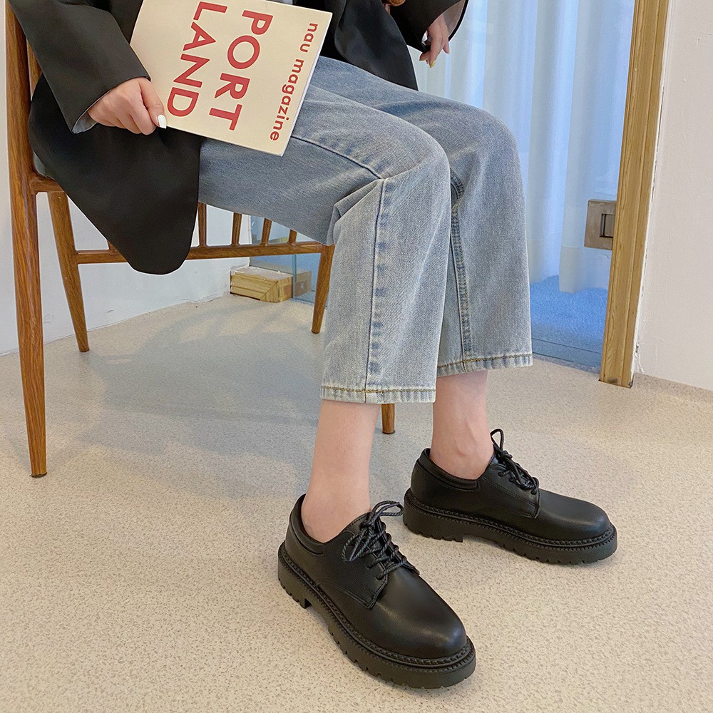 Giày da thời trang trẻ trung dễ phối đồ cho nữ | BigBuy360 - bigbuy360.vn