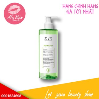 [CHÍNH HÃNG] Sữa Rửa Mặt Da Dầu Mụn Nhạy Cảm SVR Sebiaclear Gel Moussant 400ml