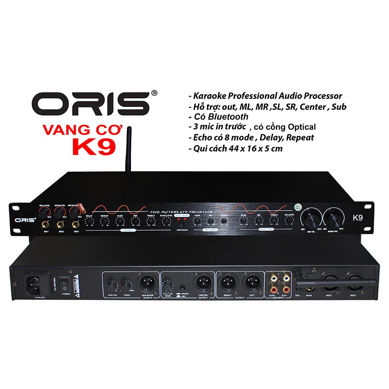 VANG CƠ CHỐNG HÚ CAO CẤP ORIS K9 PRO NEW