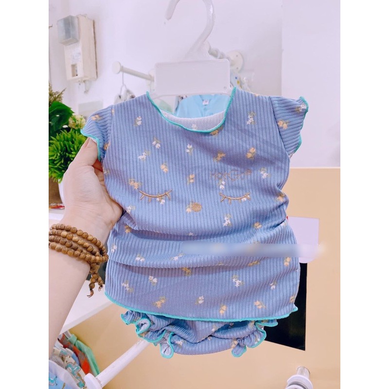 Bộ Tăm Lạnh Cho Bé Gái 5 - 8kg 9 màu lựa chọn!!