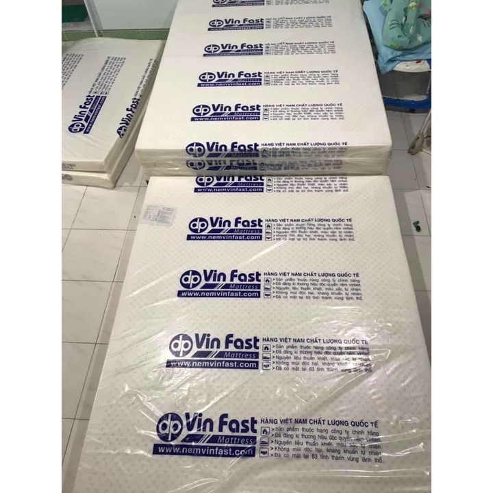 Nệm cao su non hoạt tính đa tầng vinfast 1mx10cmx2m