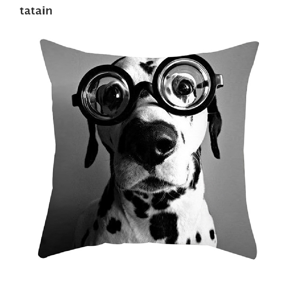 [TAT] Black White Geometric Cushion Cover Polyester Throw Pillow Case Sofa Pillowcase CVX
