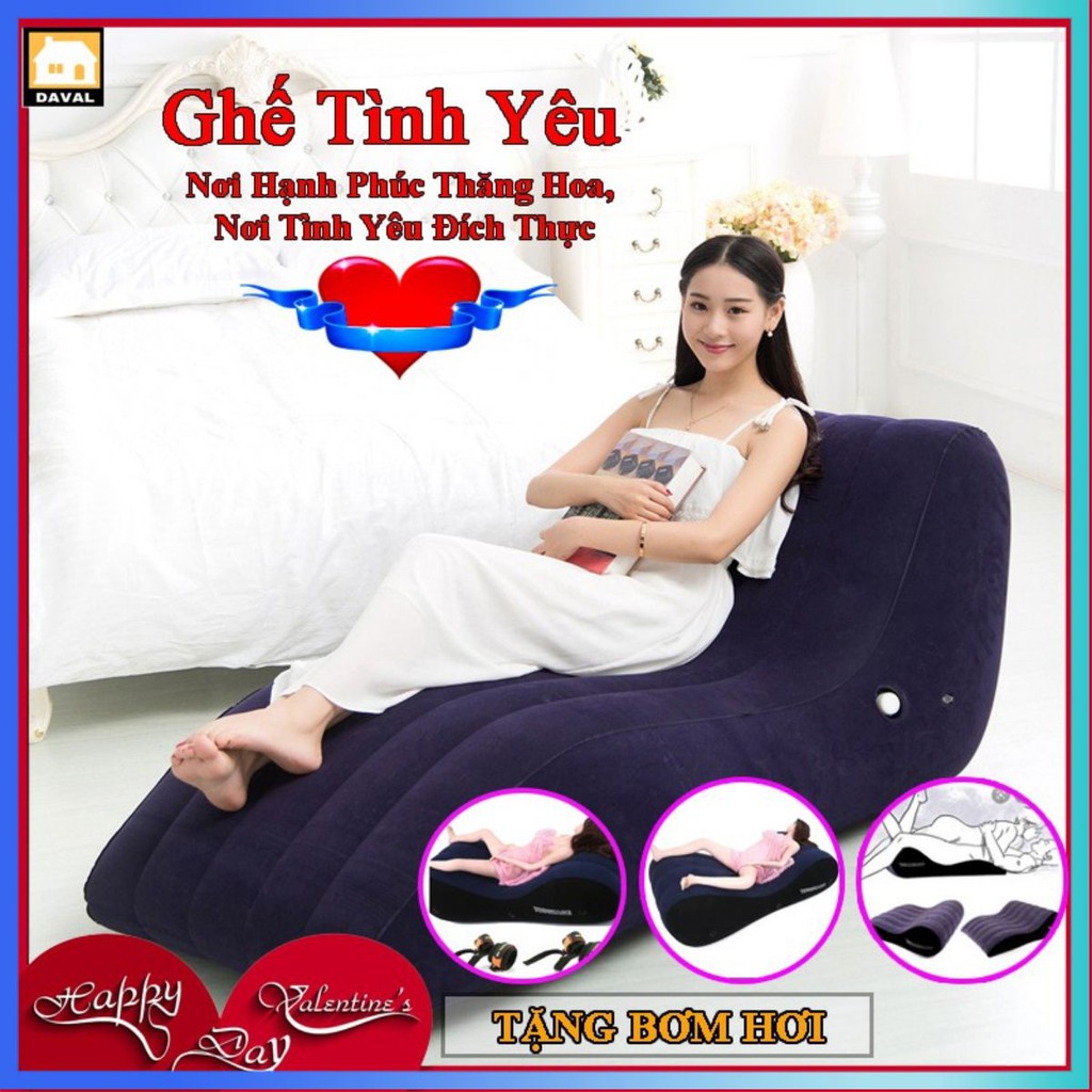 Ghế Tình Yêu ⭐ Bơm Hơi CAO CẤP SIÊU BỀN TOUGHAGE NÂNG CAO CẢM XÚC TÌNH YÊU TY01