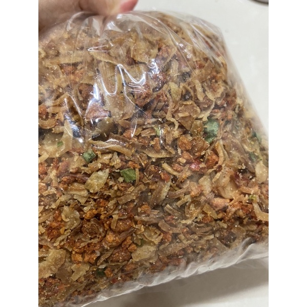 Muối tôm hành phi siêu thơm, giòn và ngon 200gram - 35k