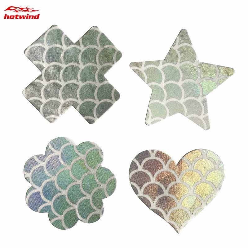 Áo ngực dán hình vảy cá đính sequin phong cách quyến rũ dành cho nữ