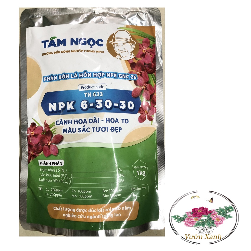 Phân Bón Lá Hỗn Hợp NPK 6-30-30 TN 633 - #510# 1kg