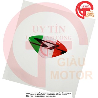 TEM LOGO SH 3 MÀU DÁN MẶT NẠ XE HONDA SH CÁC ĐỜI , CHỐNG NƯỚC, BONG TRÓC