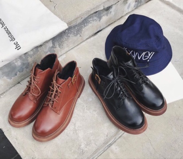 🌿Giày oxford cổ cao retro kiểu Anh🌿 | BigBuy360 - bigbuy360.vn