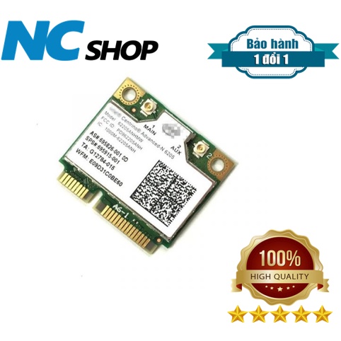 CARD WIFI MINI PCI-E 2 BĂNG TẦN Intel 6205