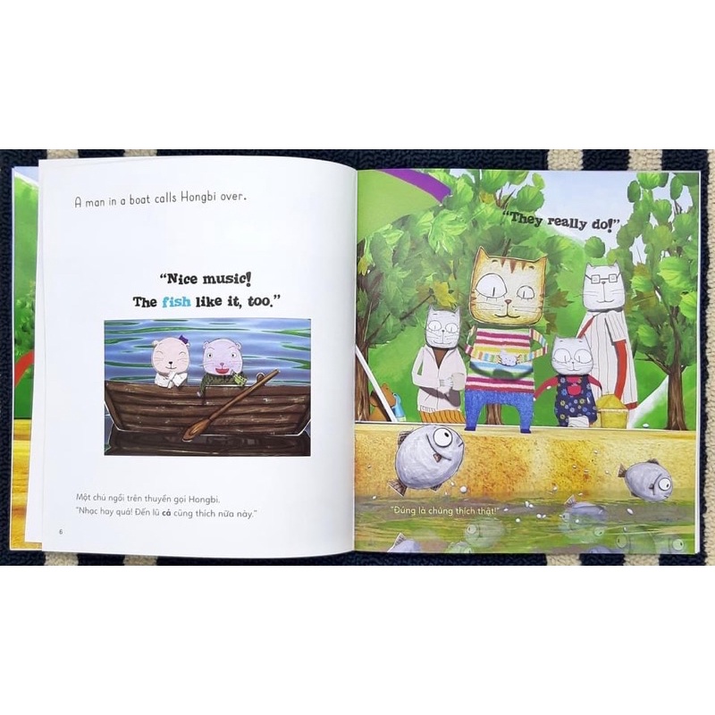 Sách song ngữ -Xứ sở bánh mì mây