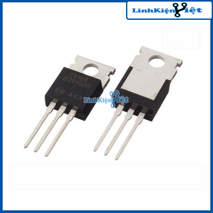 Sản phẩm MBR20100 CT 100V 2x10A TO-220 Hãng ON