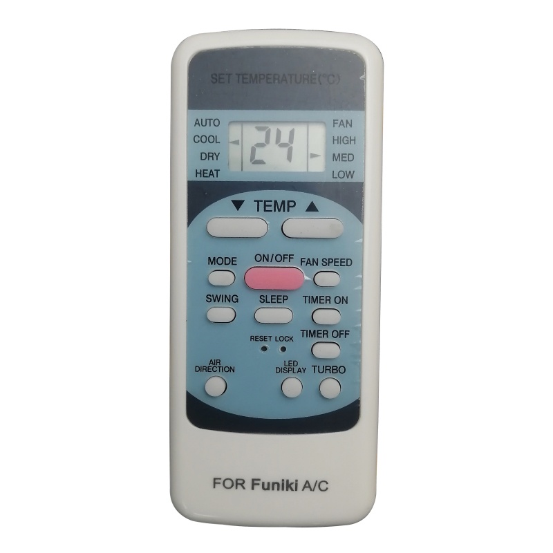 Remote máy lạnh FUNIKI model  R51 nút hồng