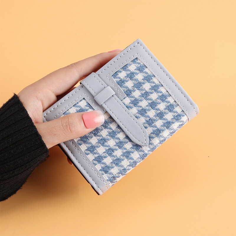 Ví nữ ngắn đẹp giá rẻ mini cầm tay thời trang 3 màu Lalava Store VD13