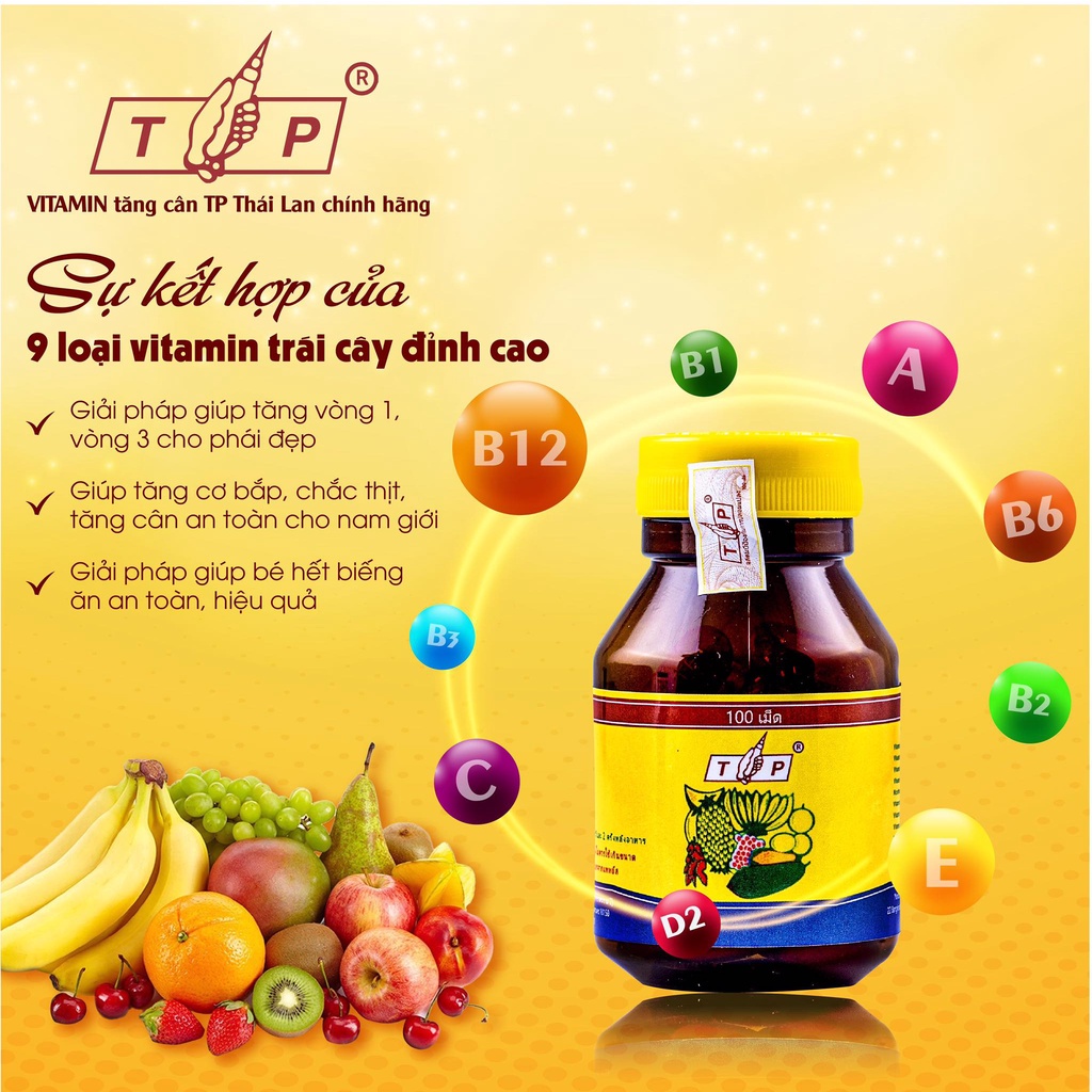 vitamin tăng cân TP thái lan