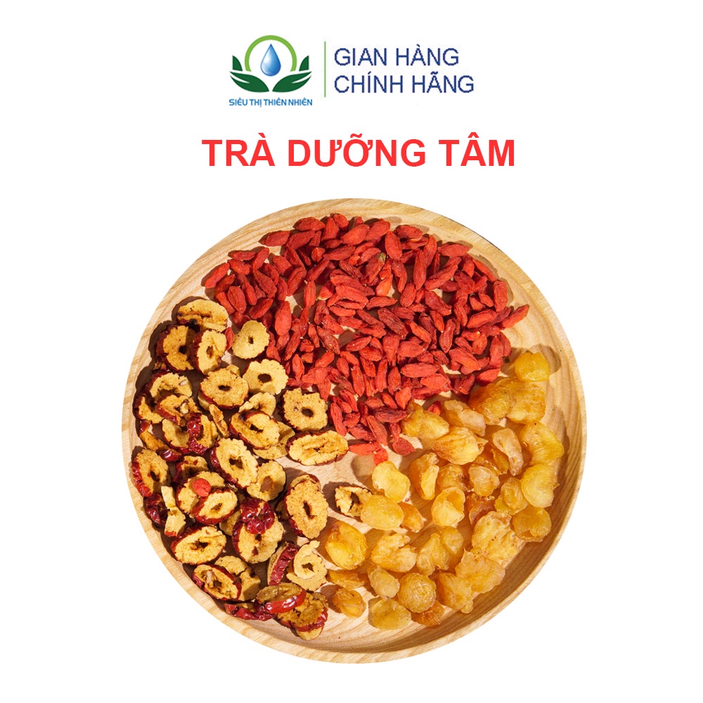 [Mẫu thử] Trà Long Nhãn, Táo Đỏ, Kỳ Tử Dưỡng Tâm Mộc Sắc (1 gói) - Siêu thị thiên nhiên