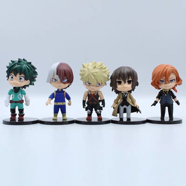 Mô hình figure Boku no hero academia collab Bugo stray dogs