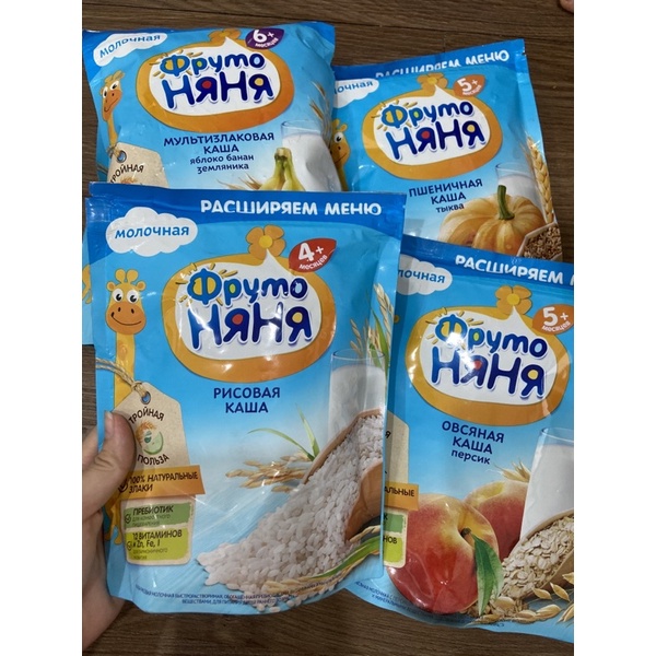 Bột ăn dặm Fruto (4m+, 5m+, 6m+)