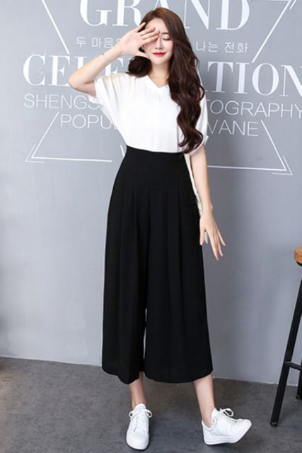 [ORDER] Quần Culottes Voan Bigsize